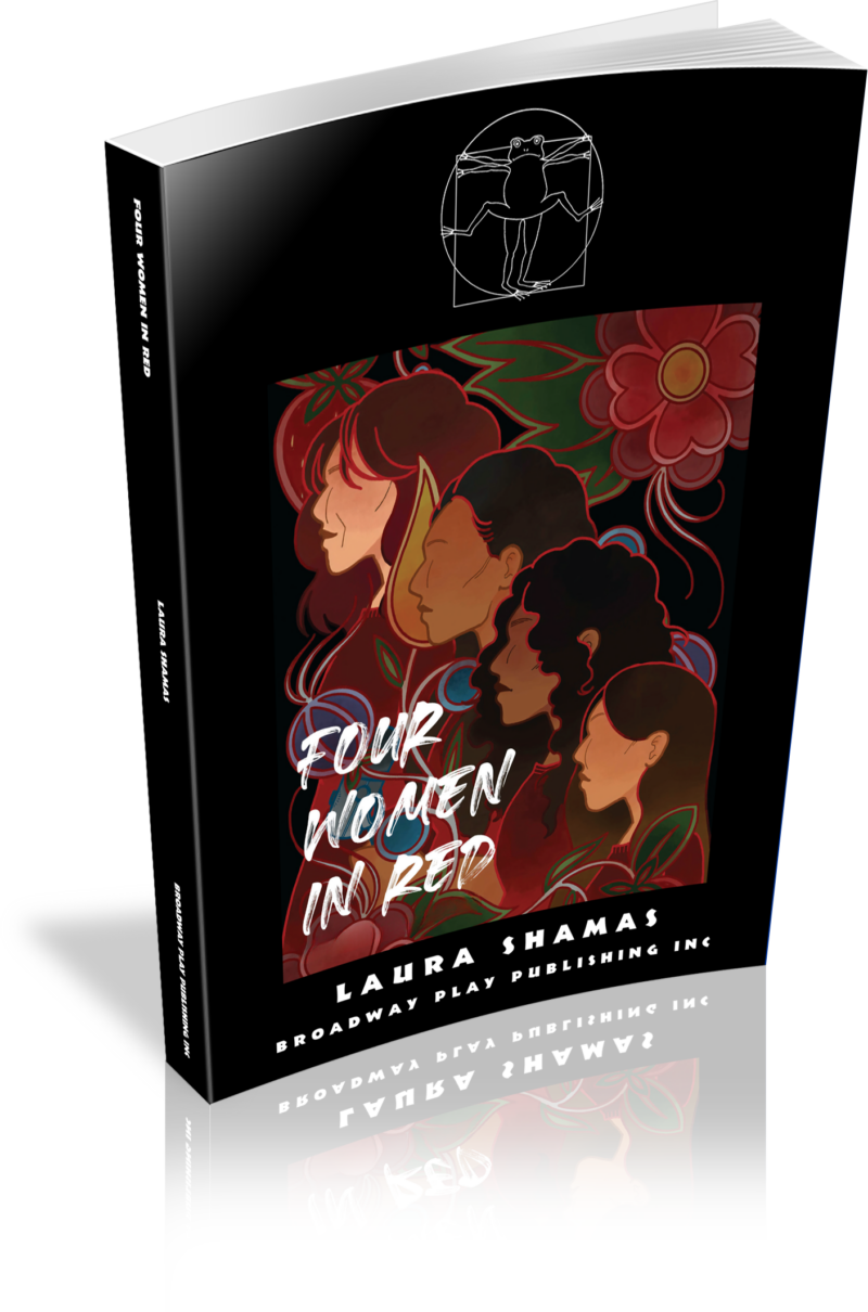 Four Women in Red 3D 300ppi